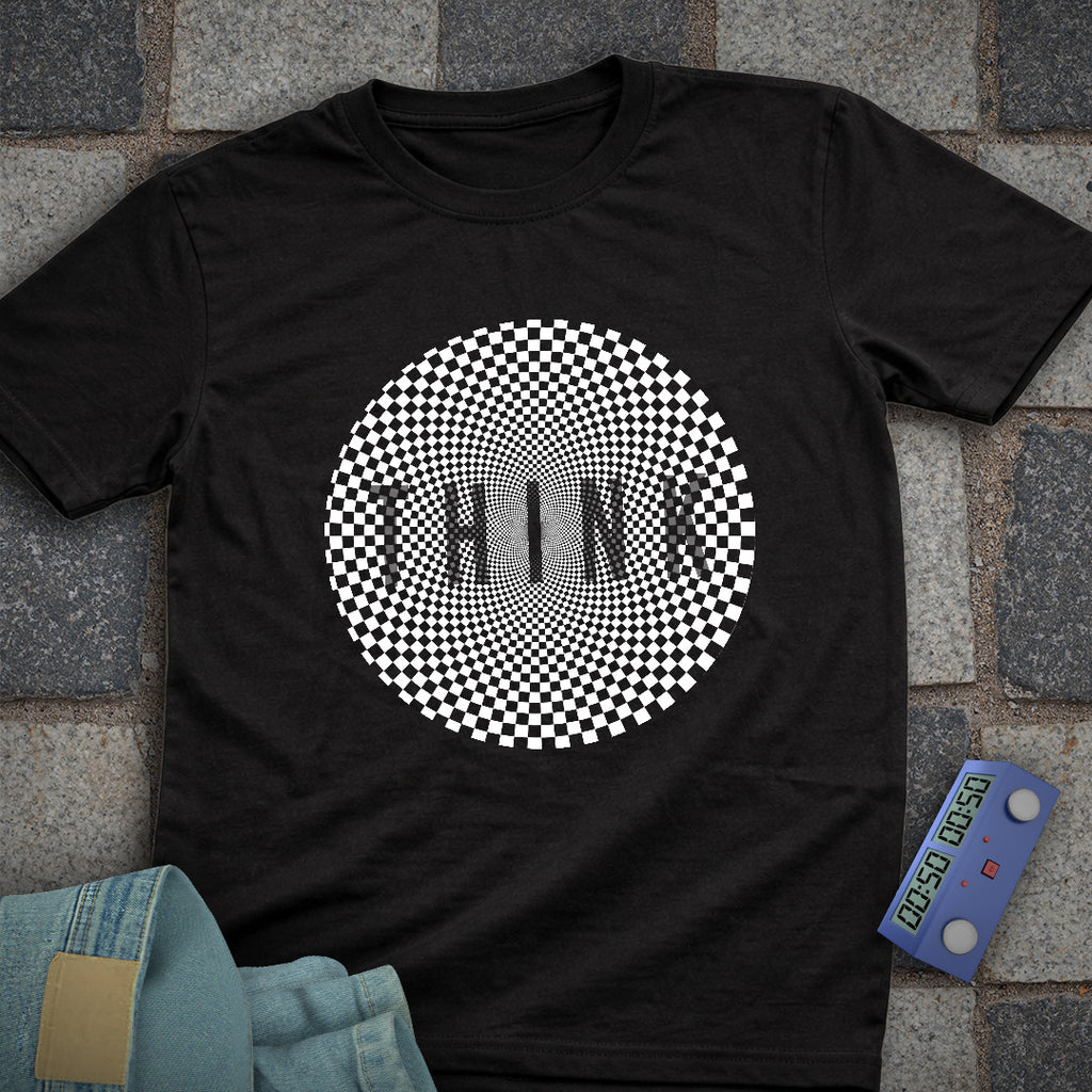 Think Illusion Chess T-Shirt