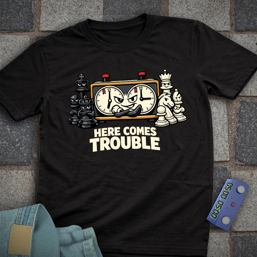 Here Comes Time Trouble T-shirt