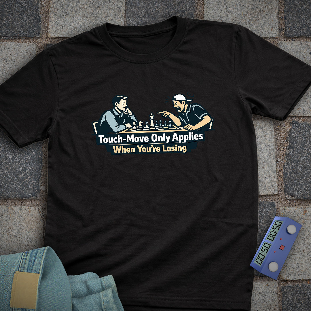 Touch Move Rule Chess T-Shirt