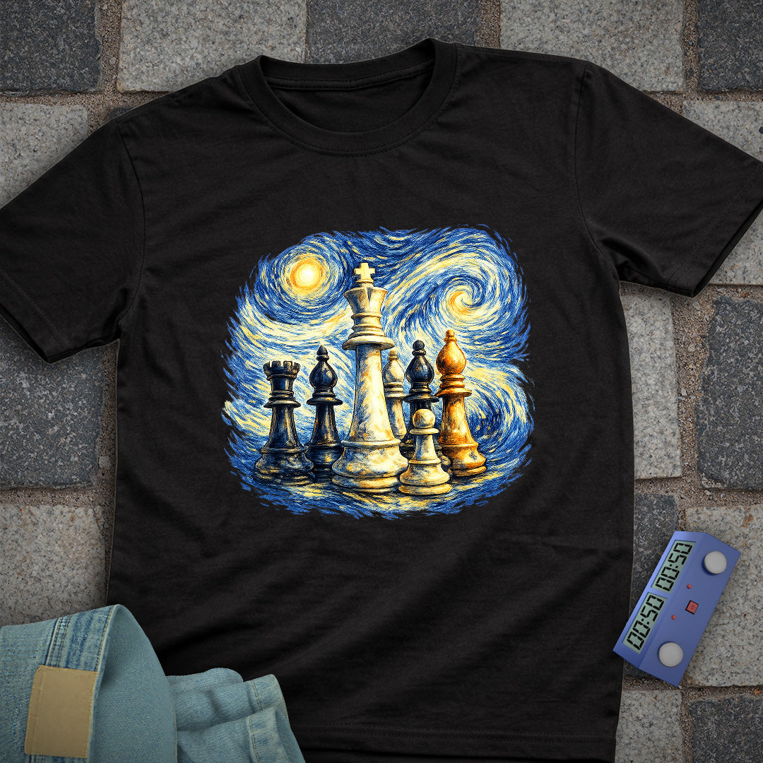 Van Gogh Chess T-Shirt