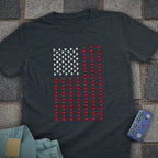 USA Flag Chess T-Shirt