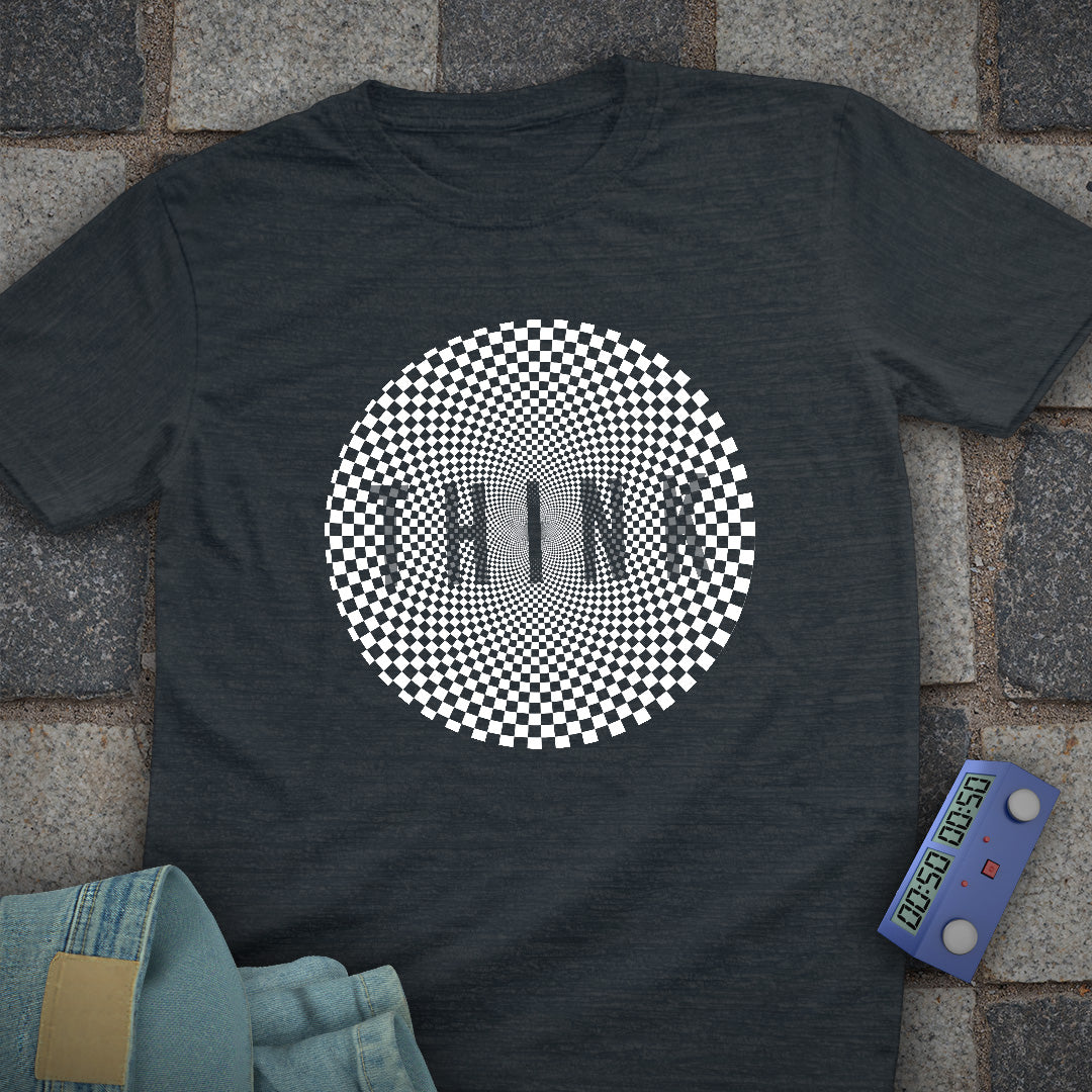 Think Illusion Chess T-Shirt