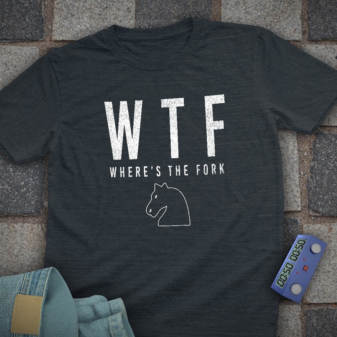 Where's The Fork Chess T-Shirt