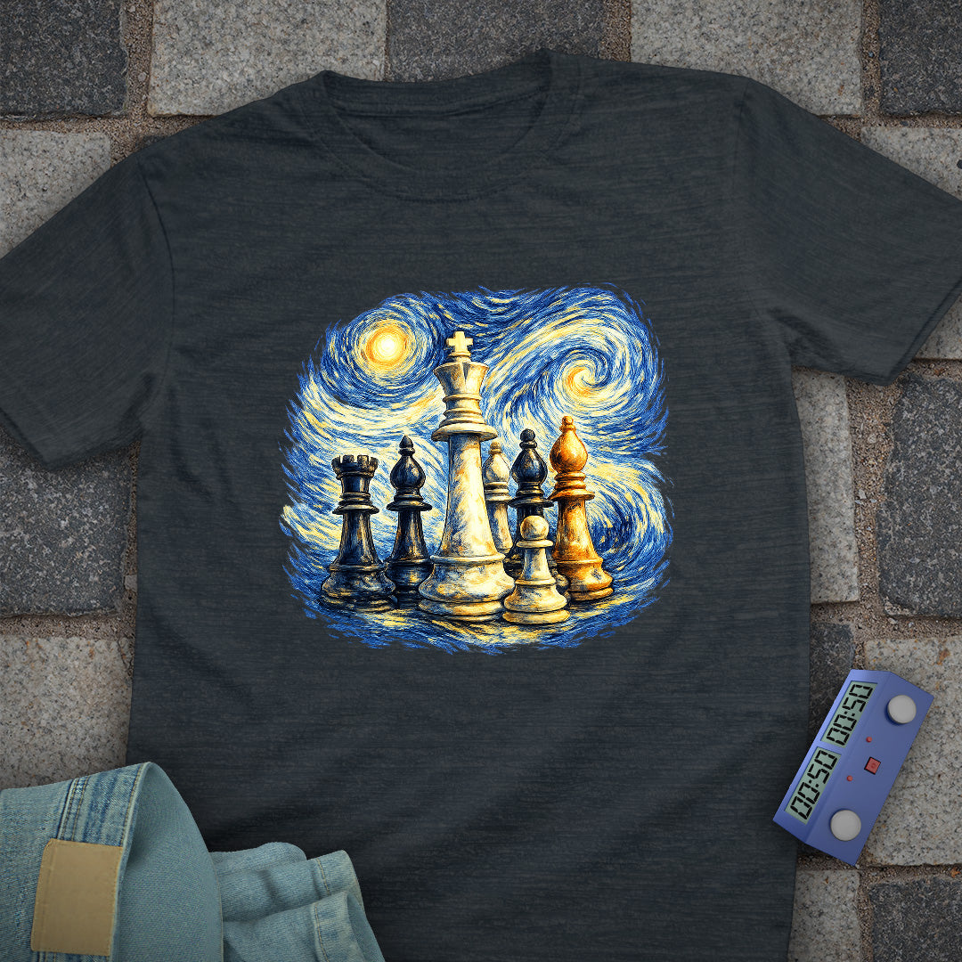 Van Gogh Chess T-Shirt