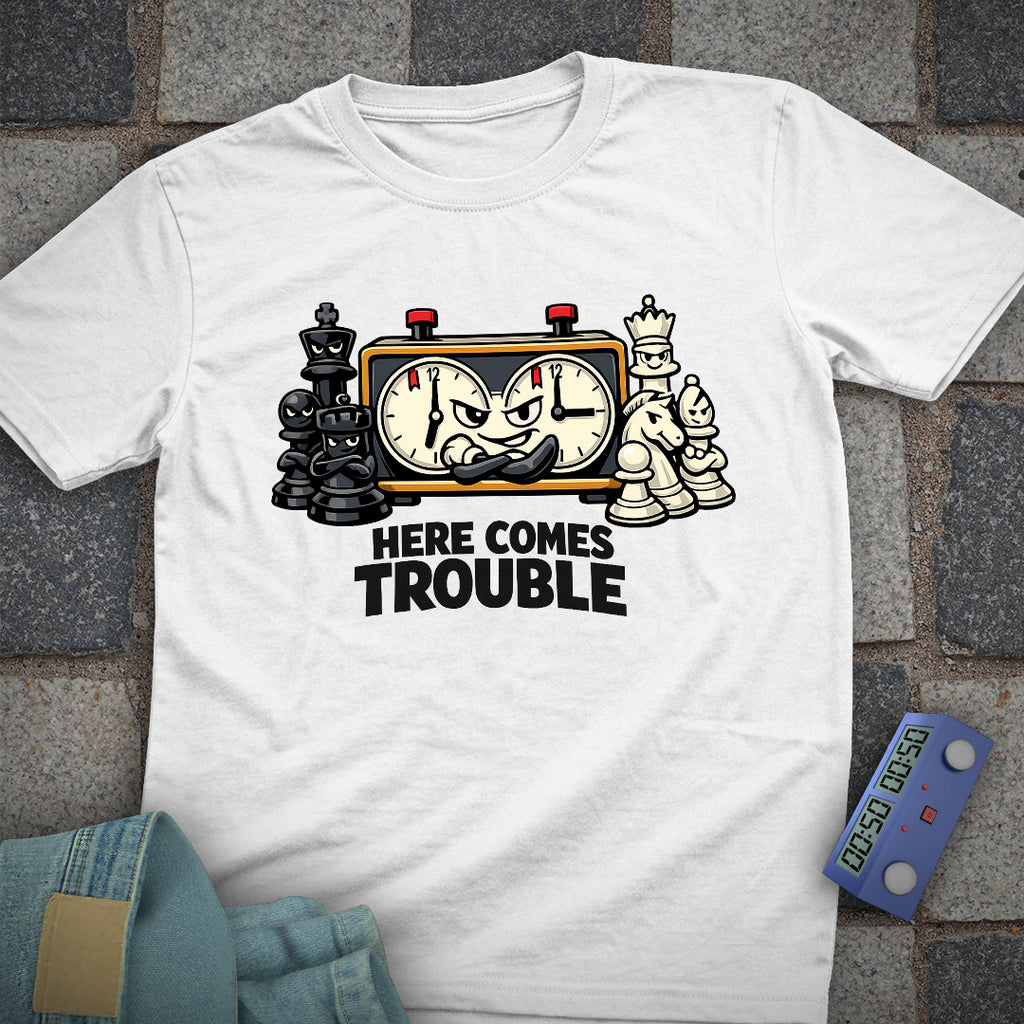 Here Comes Time Trouble T-shirt