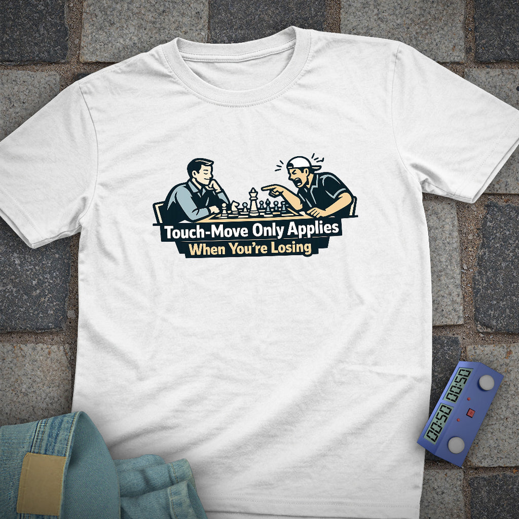 Touch Move Rule Chess T-Shirt