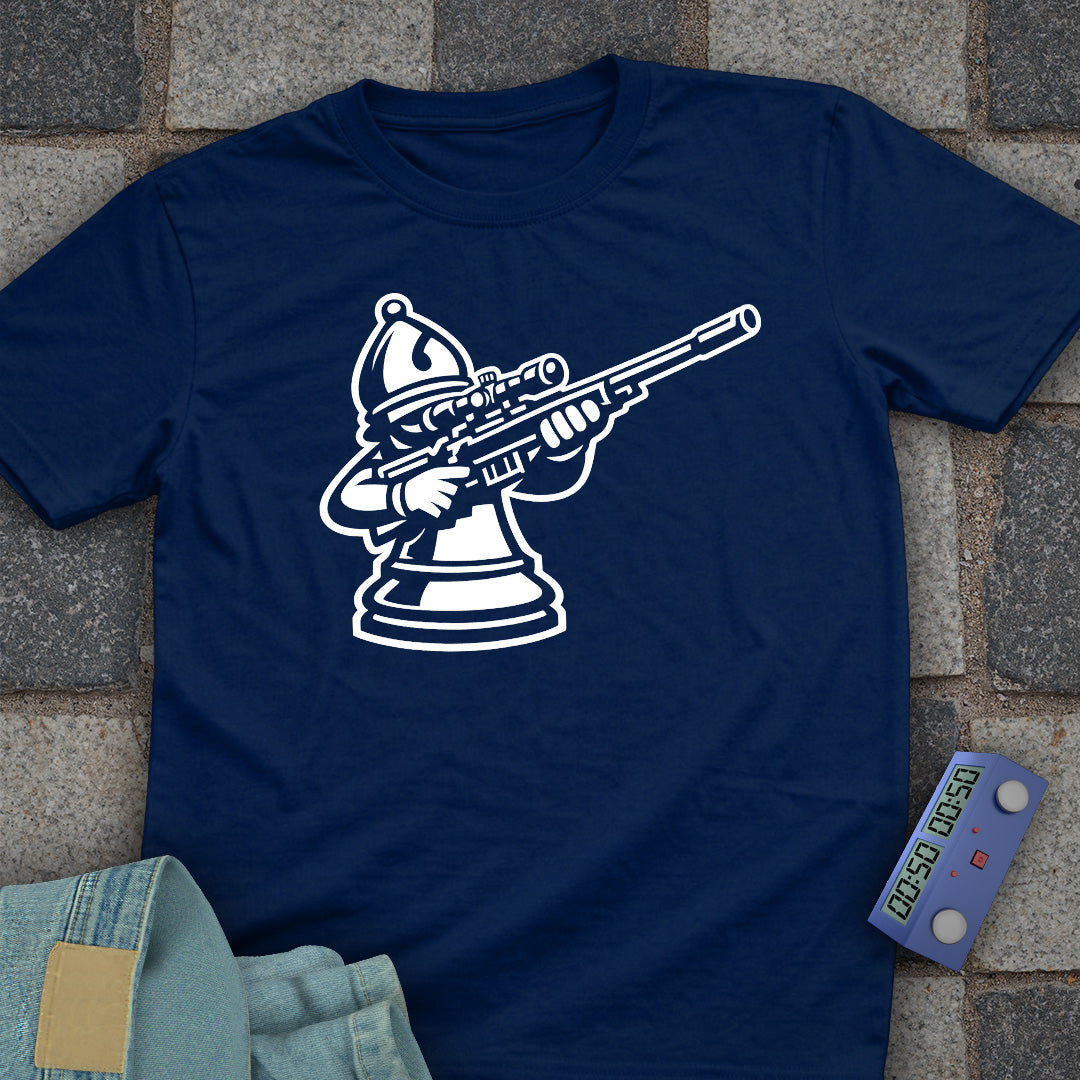 Bishop Sniper Chess T-Shirt
