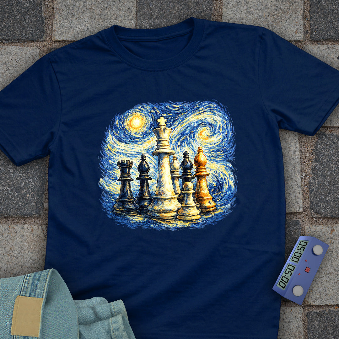 Van Gogh Chess T-Shirt