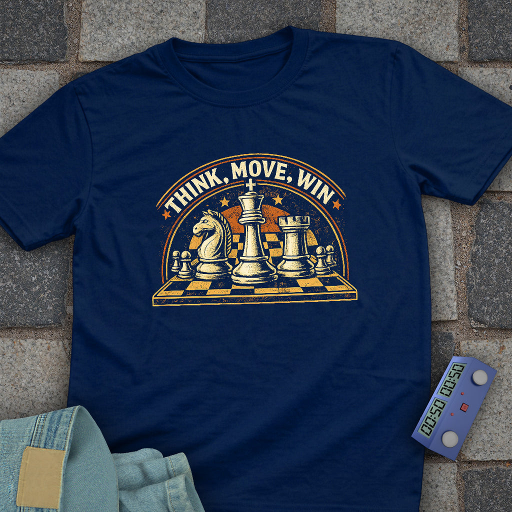 Think Move Win Chess T-Shirt