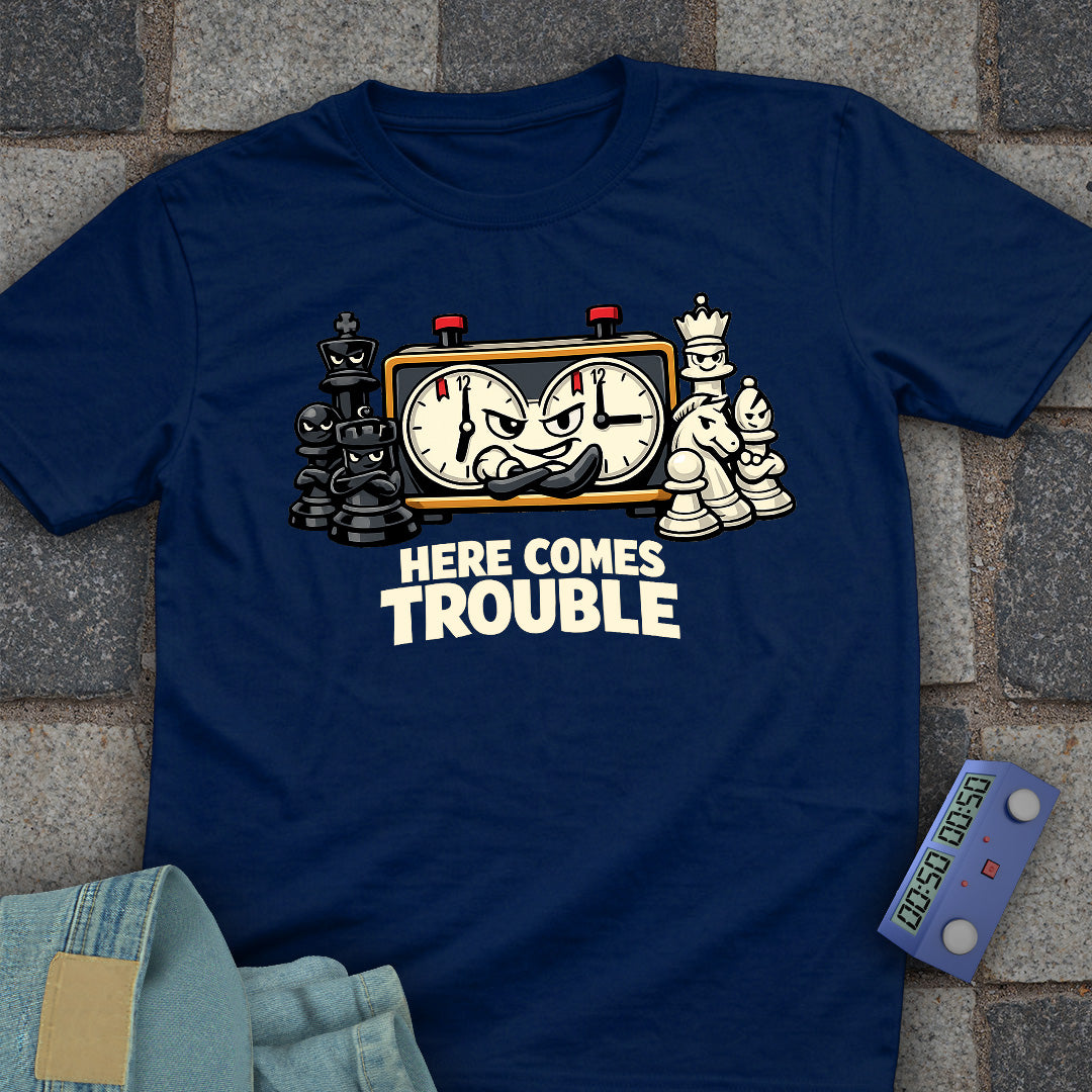 Here Comes Time Trouble T-shirt