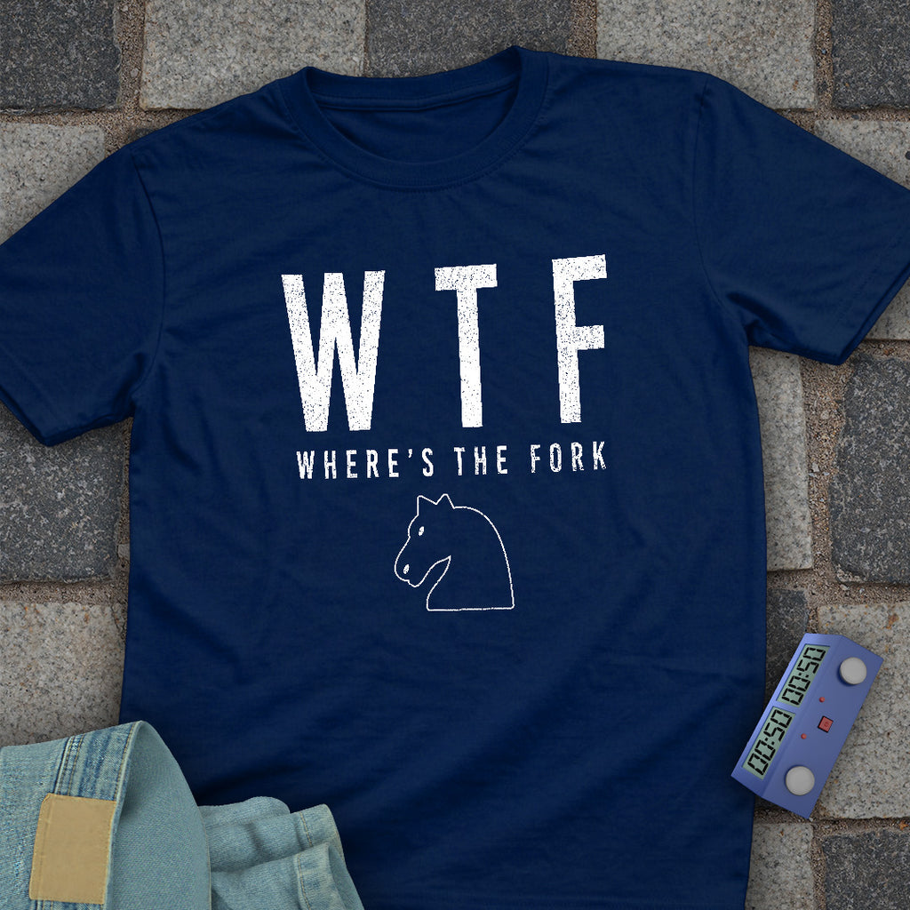 Where's The Fork Chess T-Shirt
