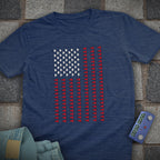 USA Flag Chess T-Shirt
