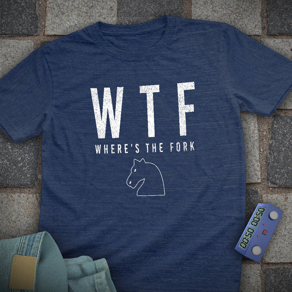 Where's The Fork Chess T-Shirt