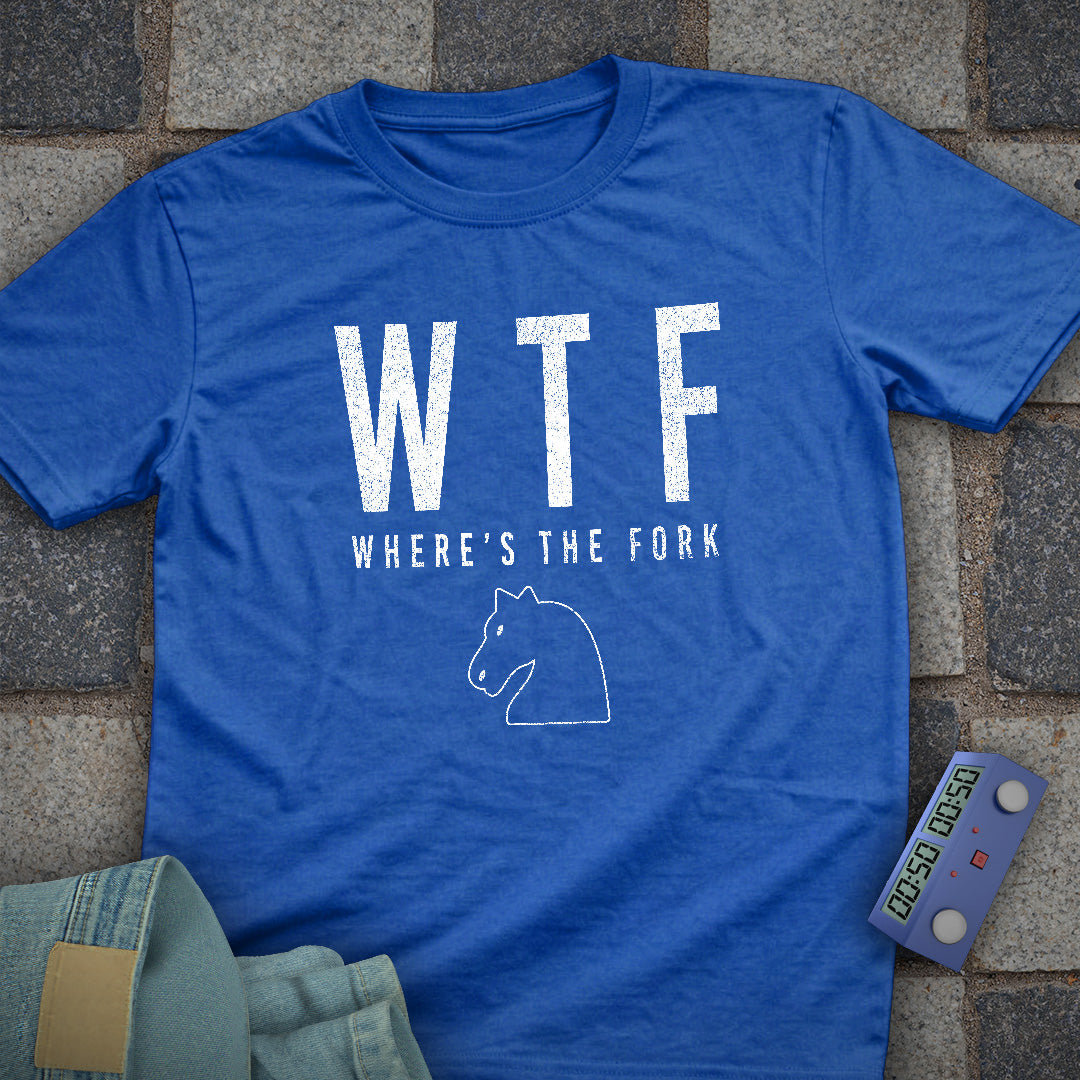 Where's The Fork Chess T-Shirt