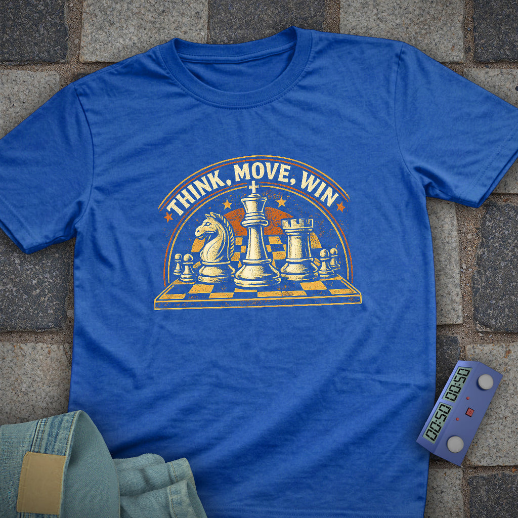 Think Move Win Chess T-Shirt