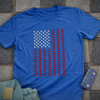 USA Flag Chess T-Shirt