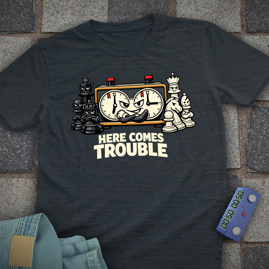Here Comes Time Trouble T-shirt