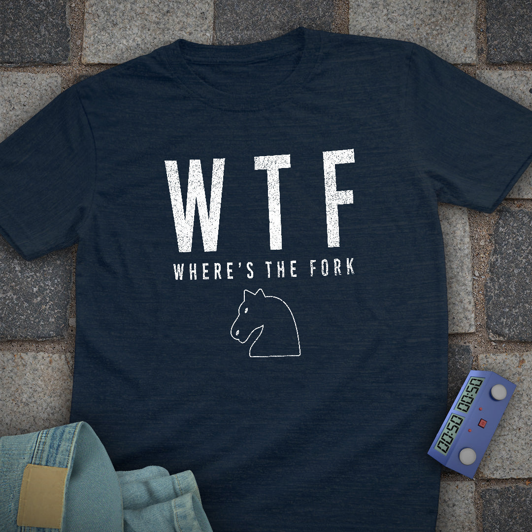 Where's The Fork Chess T-Shirt