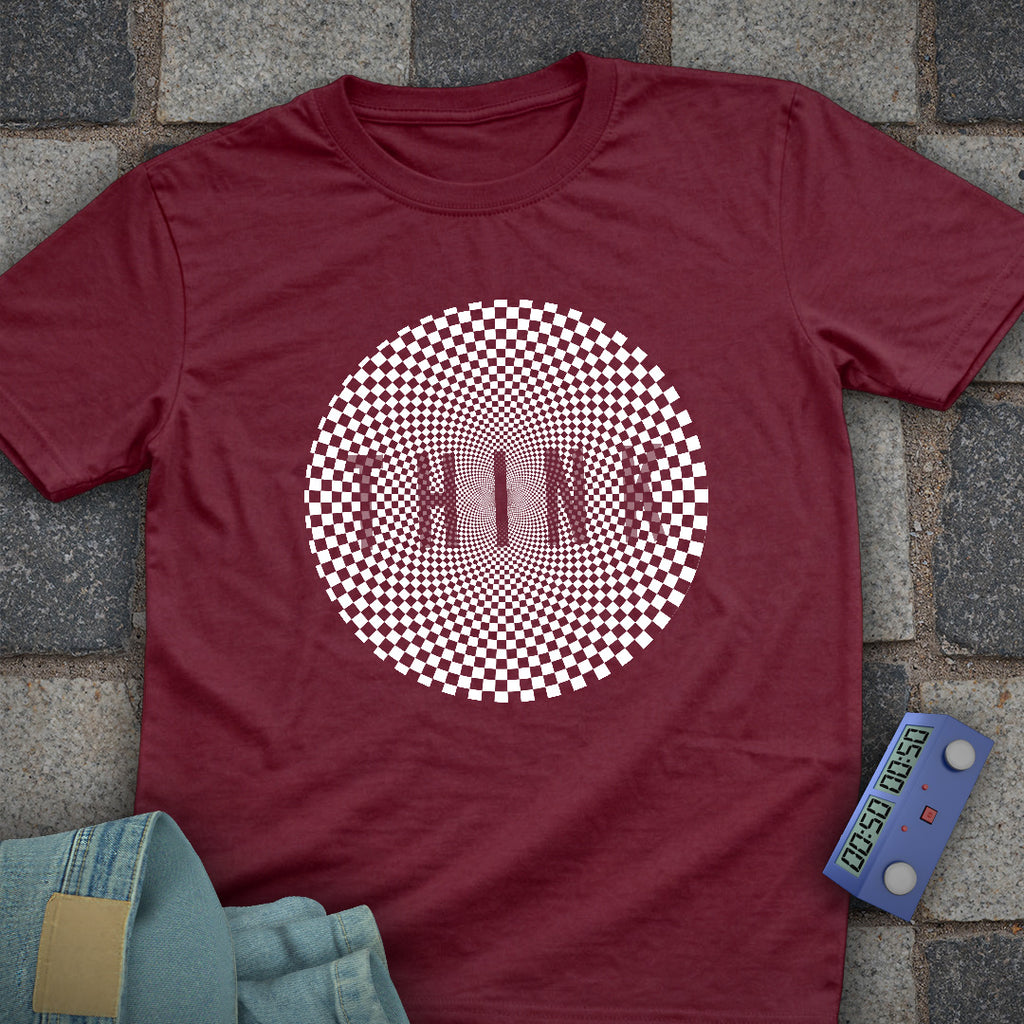 Think Illusion Chess T-Shirt