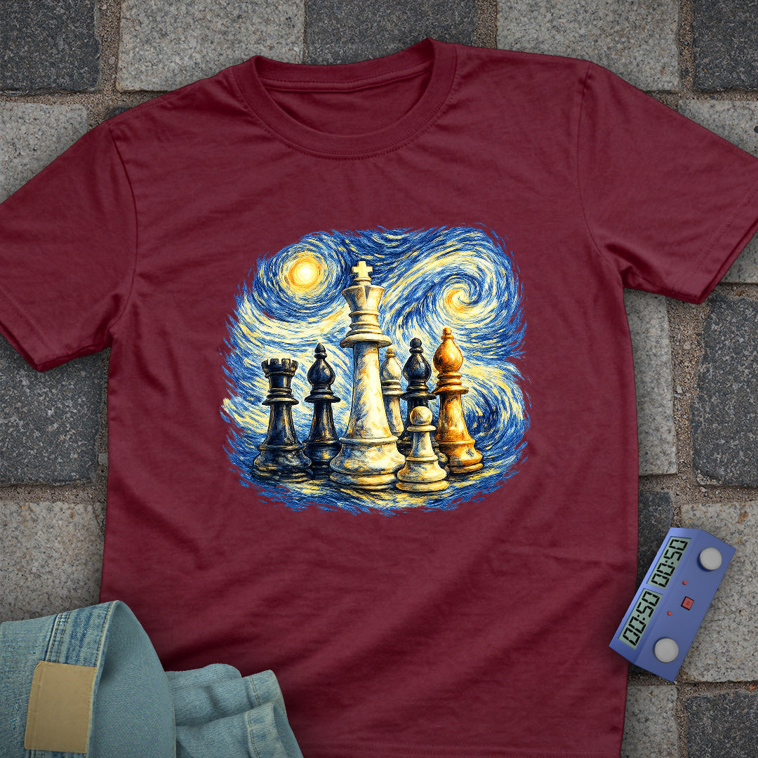 Van Gogh Chess T-Shirt