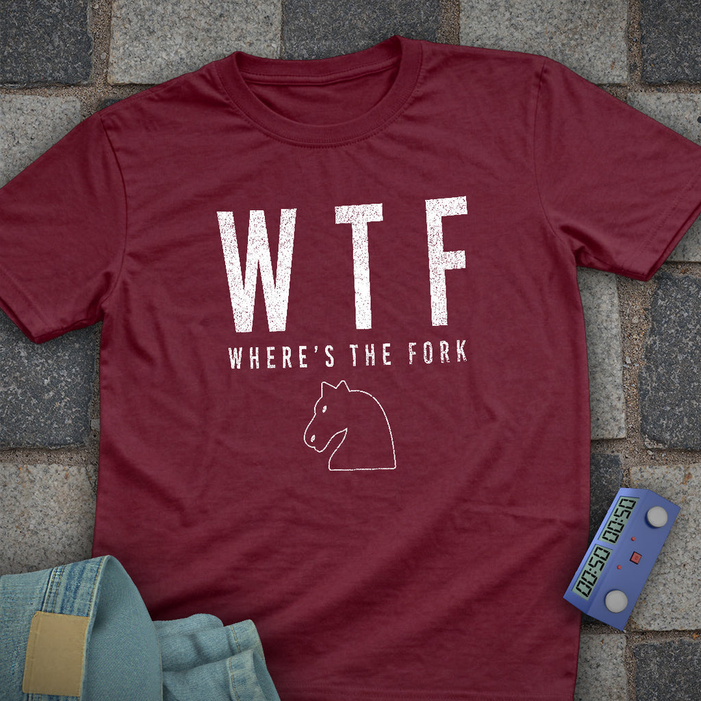 Where's The Fork Chess T-Shirt