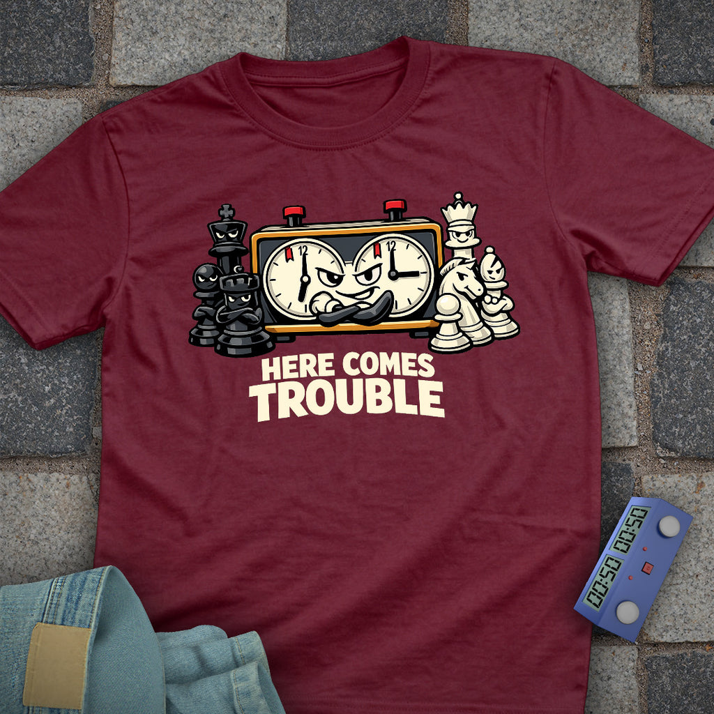 Here Comes Time Trouble T-shirt