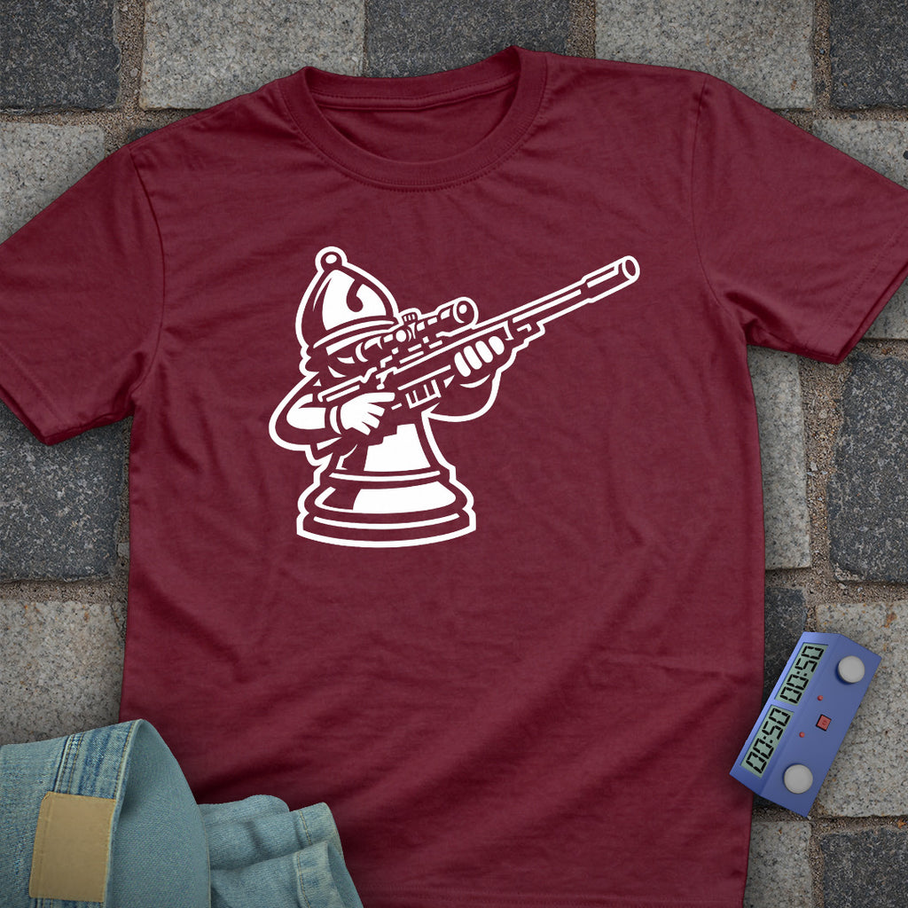 Bishop Sniper Chess T-Shirt