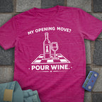 Wine Open Chess Mom T-Shirt