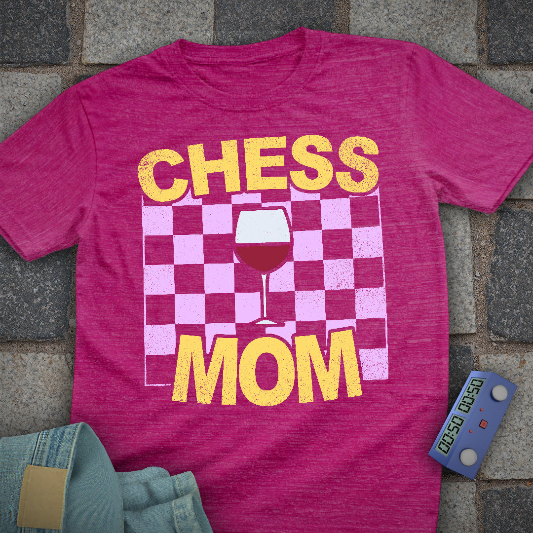 Wine Chess Mom T-Shirt