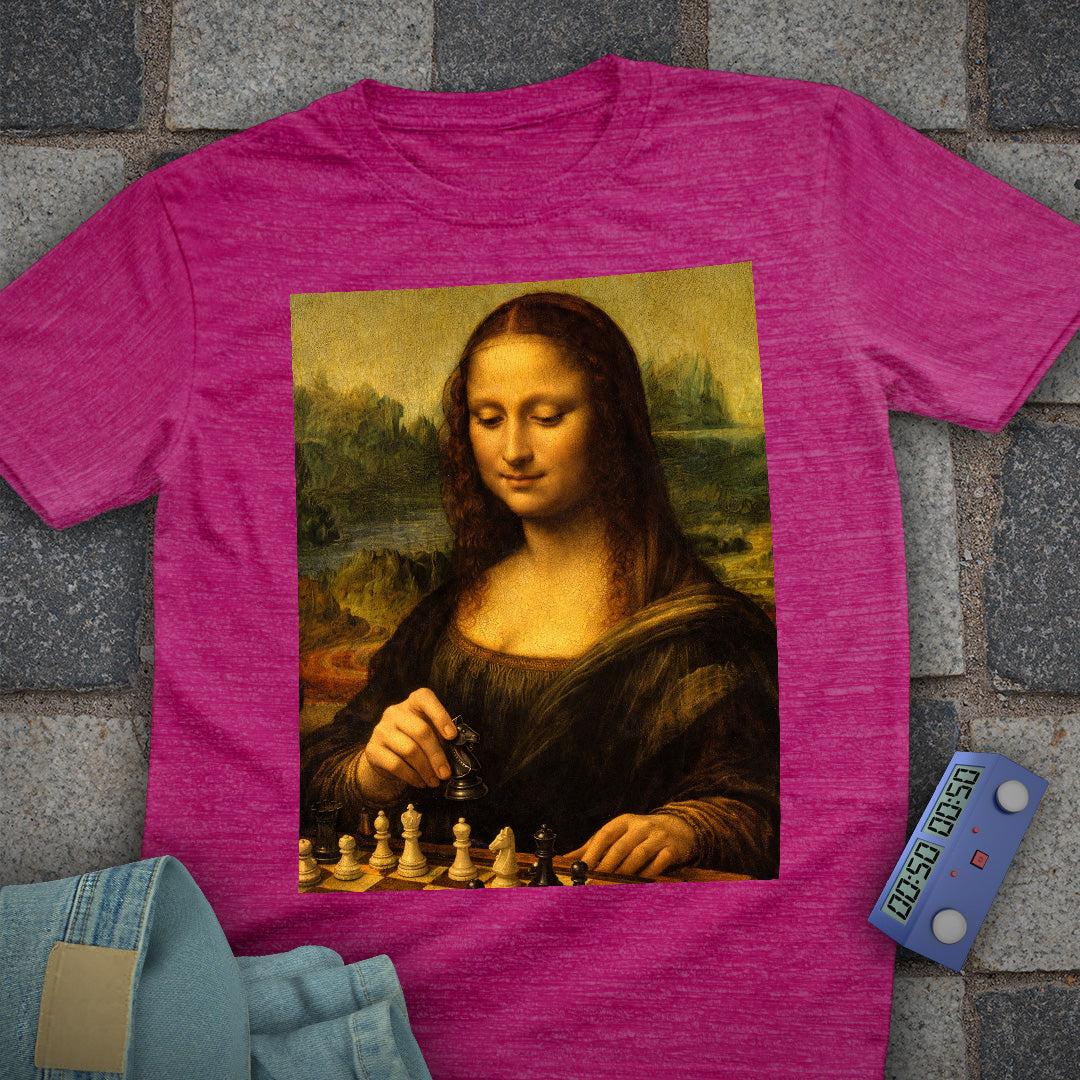 Mona Lisa Chess T-Shirt