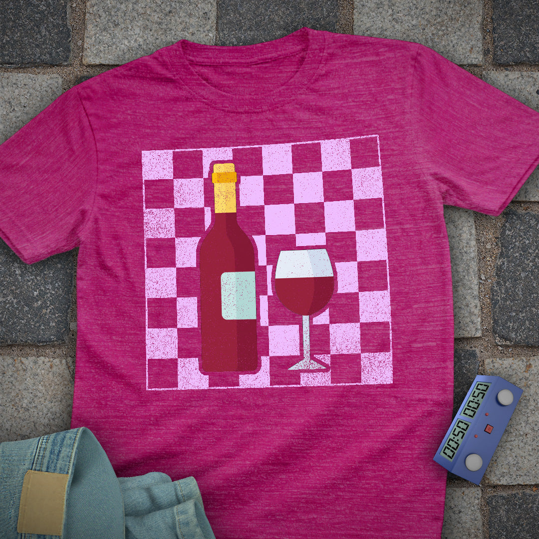 Chess Mom Wine T-Shirt