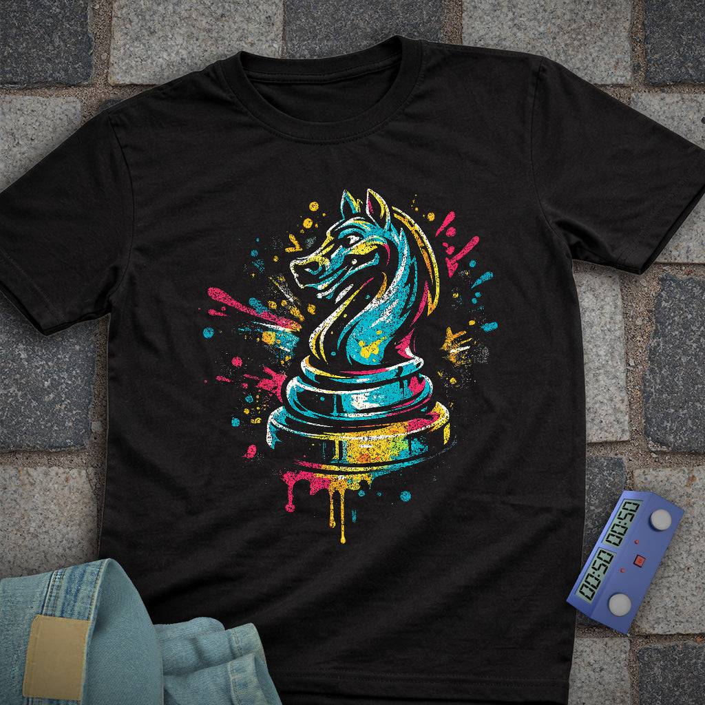 Knight Splash Chess T-Shirt
