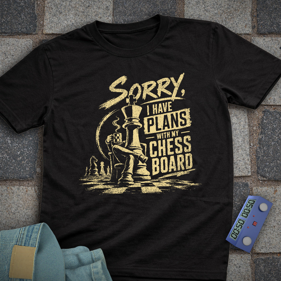 Plans with Chess Board T-Shirt