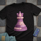 Patchwork Queen Chess T-Shirt (Printed Patch Effect)