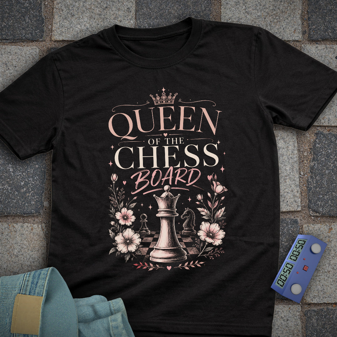 Queen of the Chess Board T-Shirt