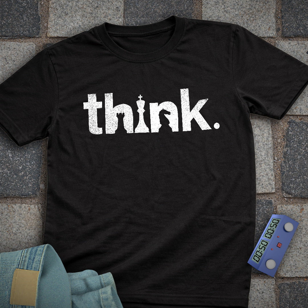 Think Shapes Chess T-Shirt