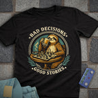 Bad Decisions Beer Sloth Chess T-Shirt