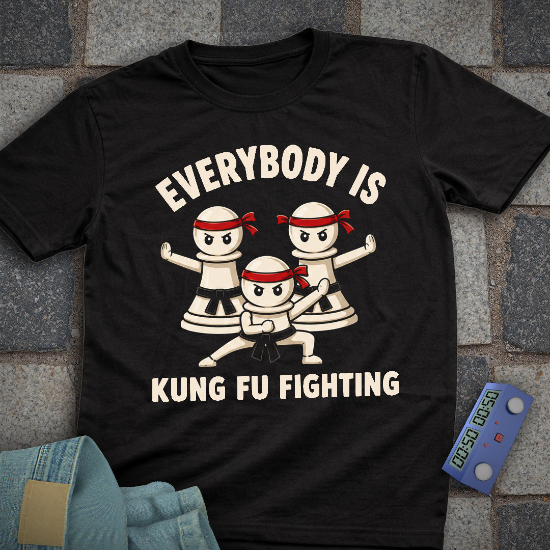 Kung Fu Fighting Chess T-Shirt