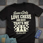 Girl's Chess Beer T-Shirt