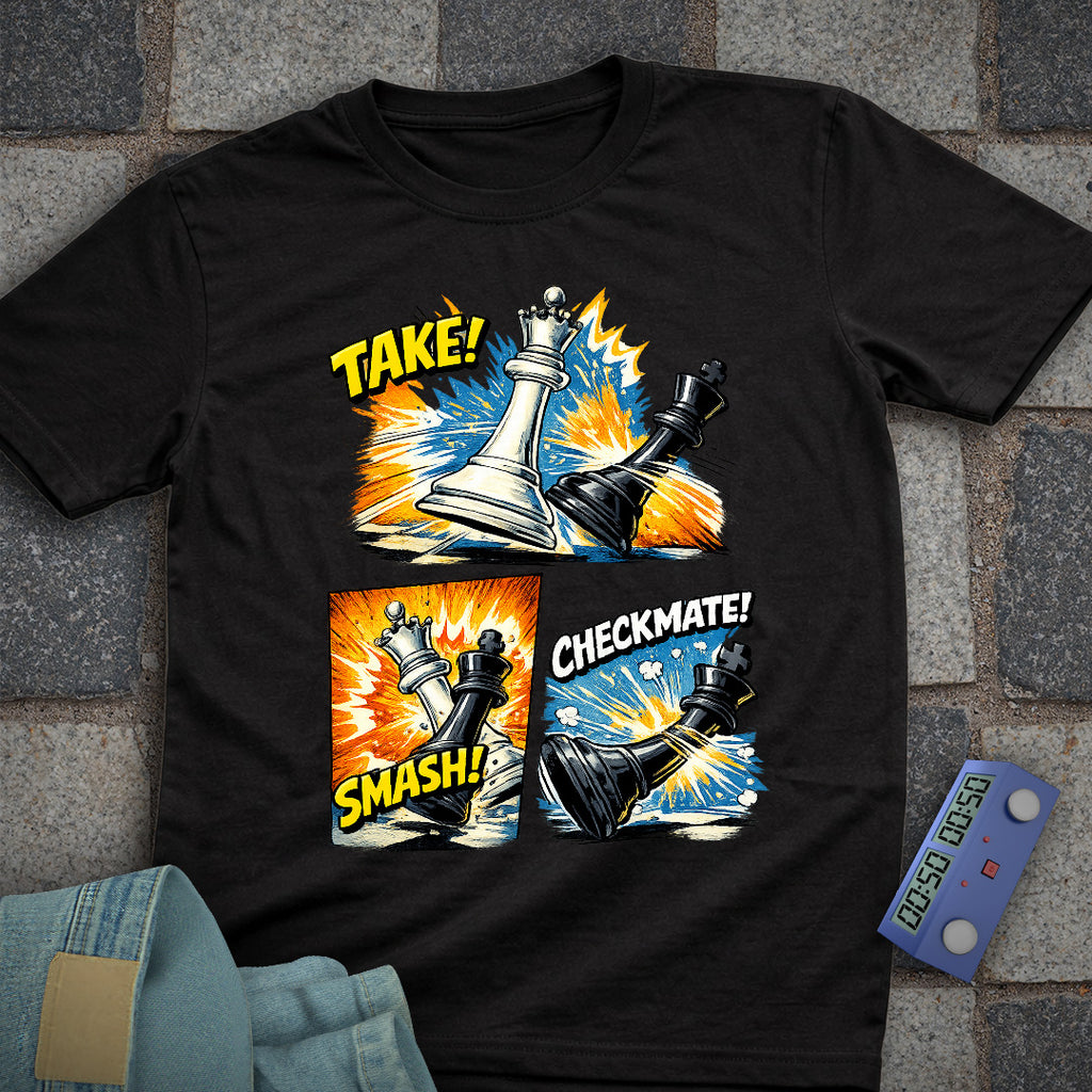 Comic Book Chess T-Shirt