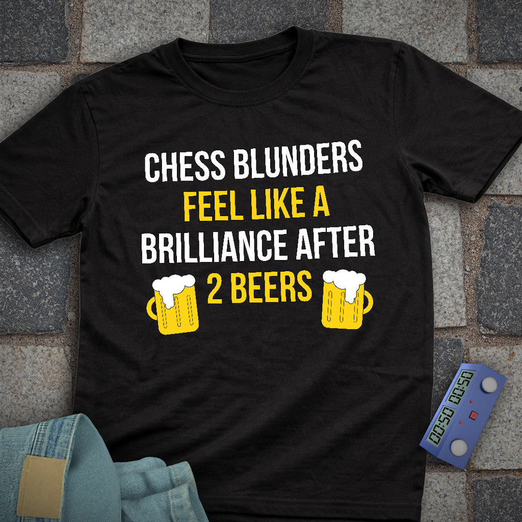 Blunders Beers Chess T-Shirt