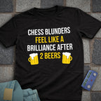 Blunders Beers Chess T-Shirt
