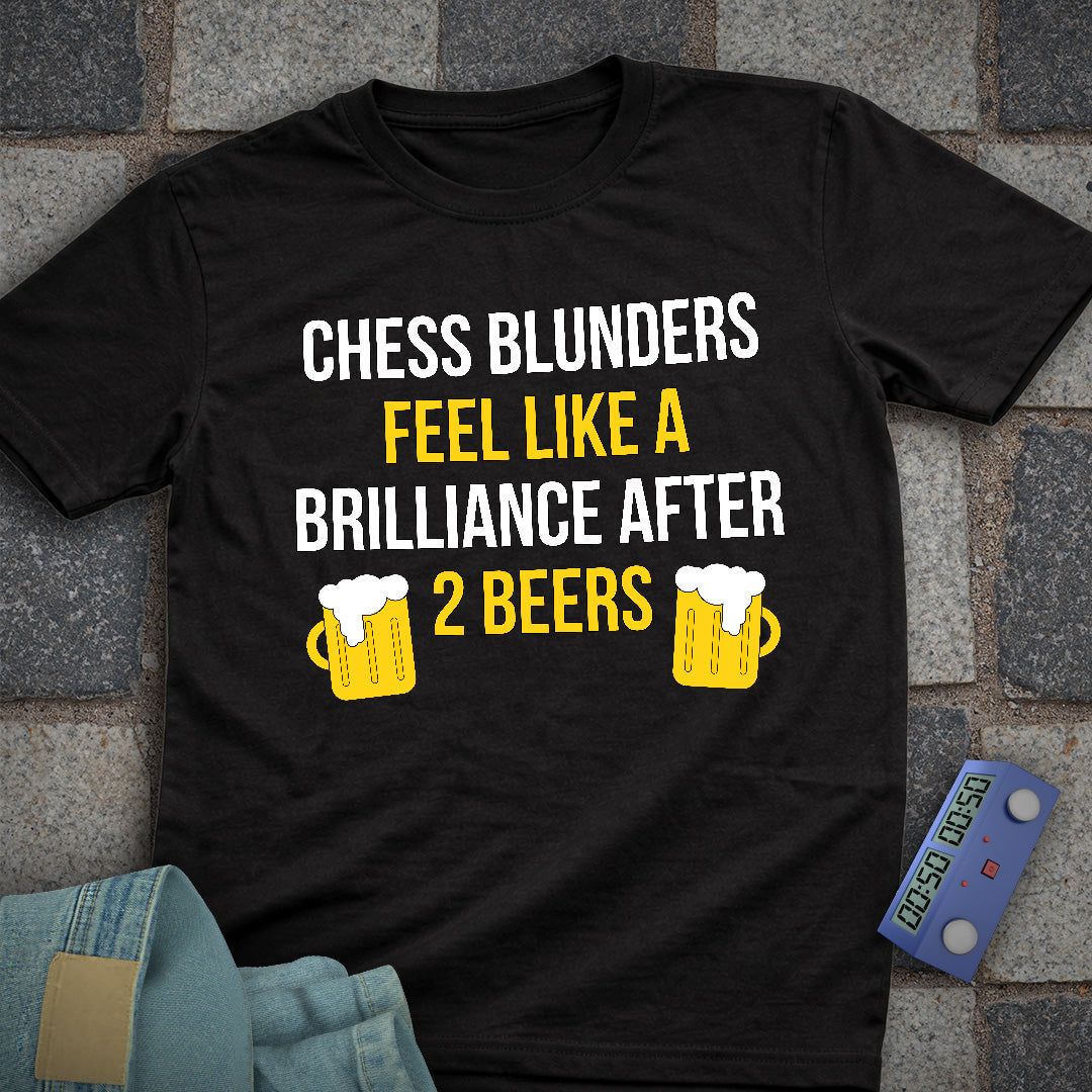 Blunders Beers Chess T-Shirt