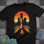 Retro Mountain Chess T-Shirt