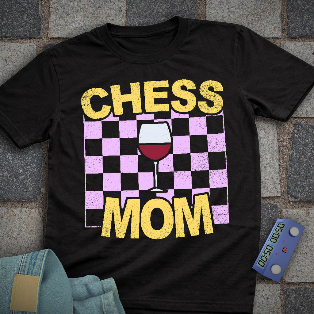 Wine Chess Mom T-Shirt