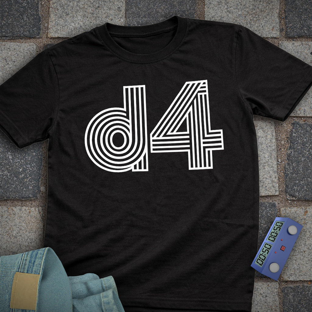 Line Art d4 Chess T-Shirt