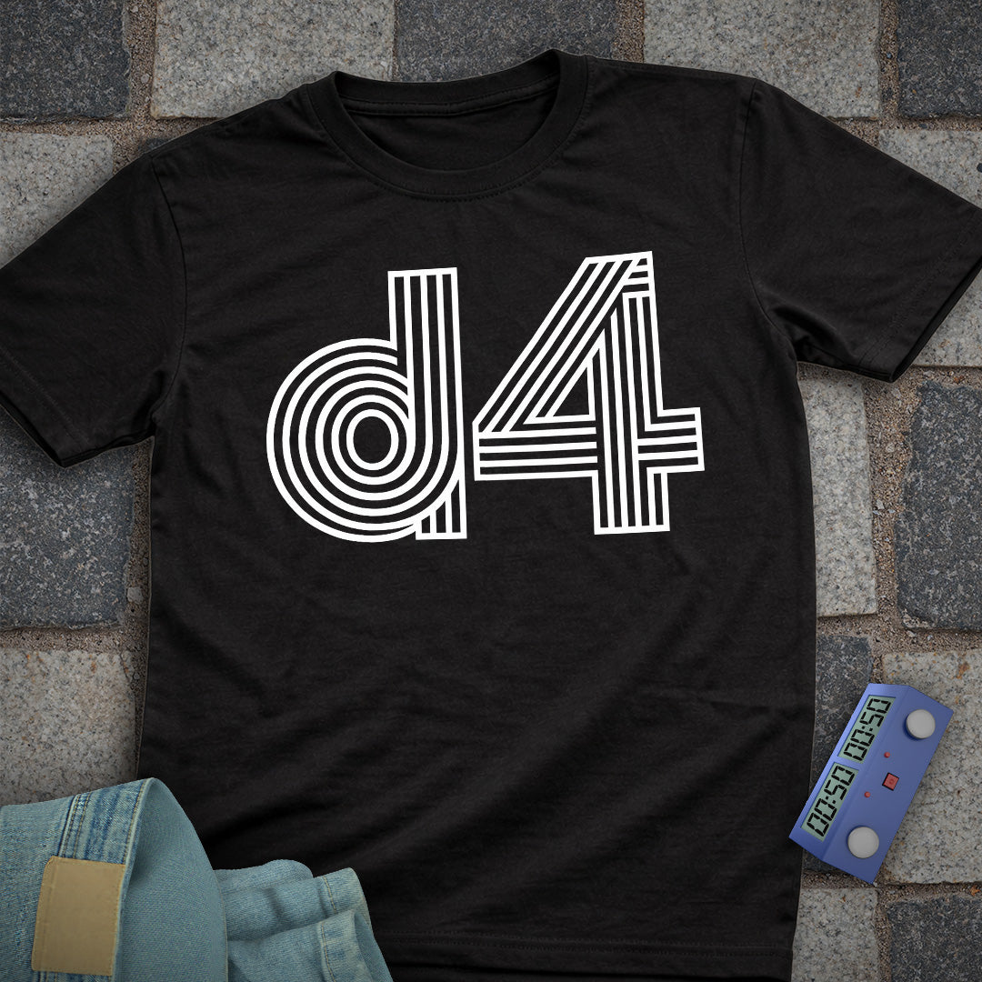 Line Art d4 Chess T-Shirt