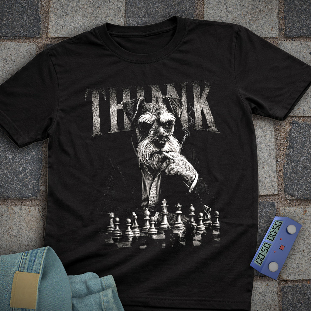 Schnauzer Smoke Think T-Shirt