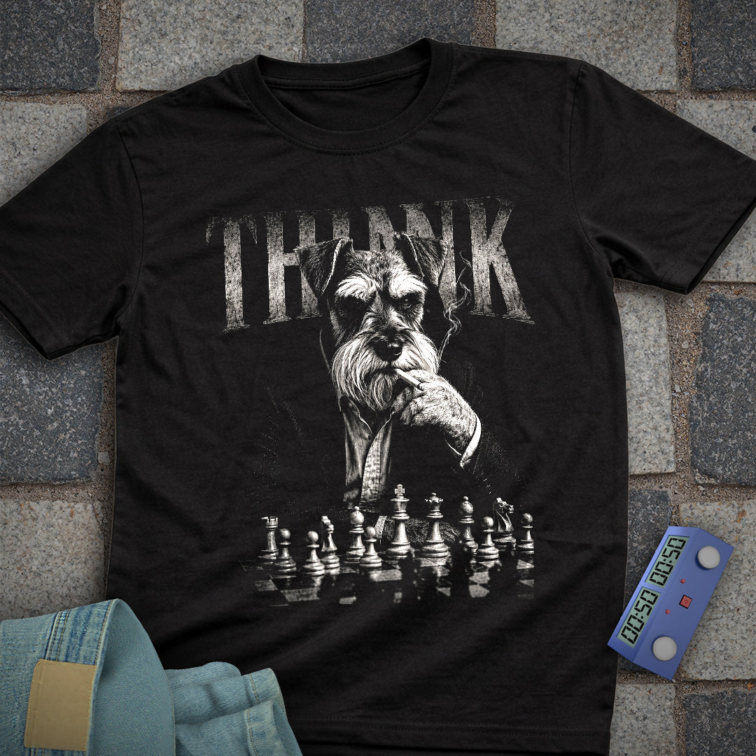 Schnauzer Smoke Think T-Shirt