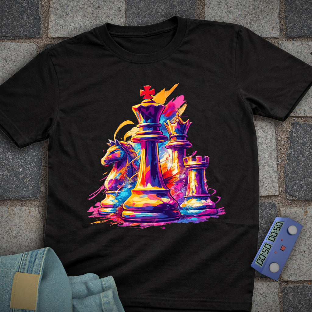 Colorful Chess Art T-Shirt
